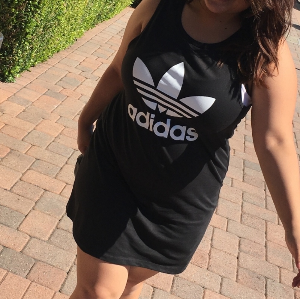 MOVING Sale Adidas cotton dress tank sleeveless